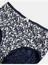 Marks & Spencer Kratke gaćice visokog struka s printom, od pamuka Lycra™, 5 kom. Marks & Spencer siva