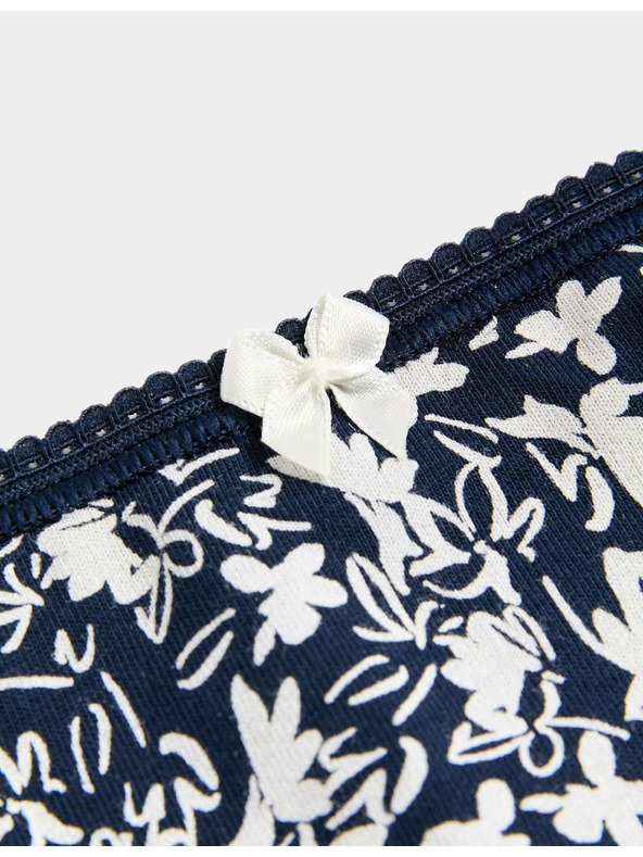 Marks & Spencer Kratke gaćice niskog struka s printom, od pamuka Lycra™, 5 kom. Marks & Spencer siva