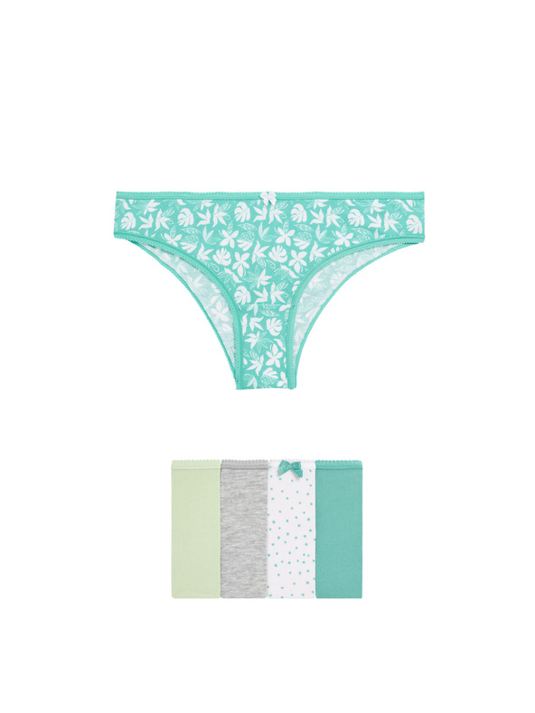 Marks & Spencer Brazilske gaćice s visokim udjelom pamuka i Lycra™ materijalom, 5 kom. Marks & Spencer zelena