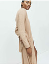 Marks & Spencer Široki rebrasti ogrtač Marks & Spencer krem