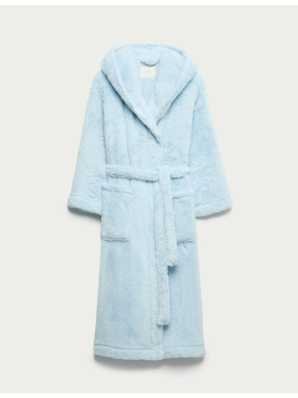 Marks & Spencer Kupaći ogrtač s kapuljačom Marks & Spencer plava