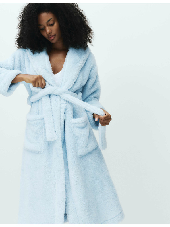 Marks & Spencer Kupaći ogrtač s kapuljačom Marks & Spencer plava