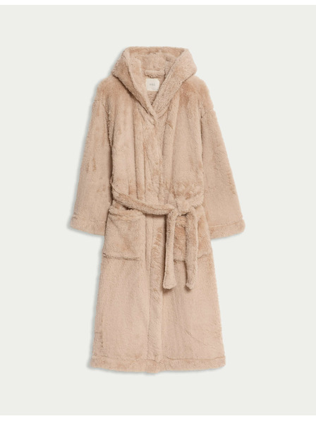 Marks & Spencer Kupaći ogrtač s kapuljačom Marks & Spencer smetanasta