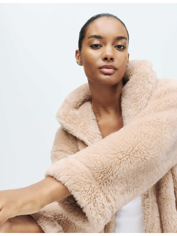 Marks & Spencer Kupaći ogrtač s kapuljačom Marks & Spencer smetanasta