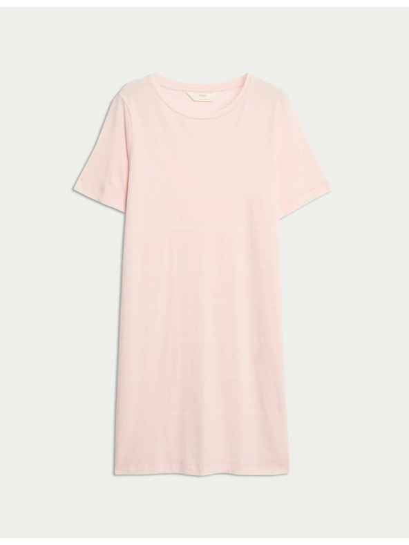 Marks & Spencer Prugasta noćna košulja s tehnologijom Cool Comfort™ Marks & Spencer ružičasta