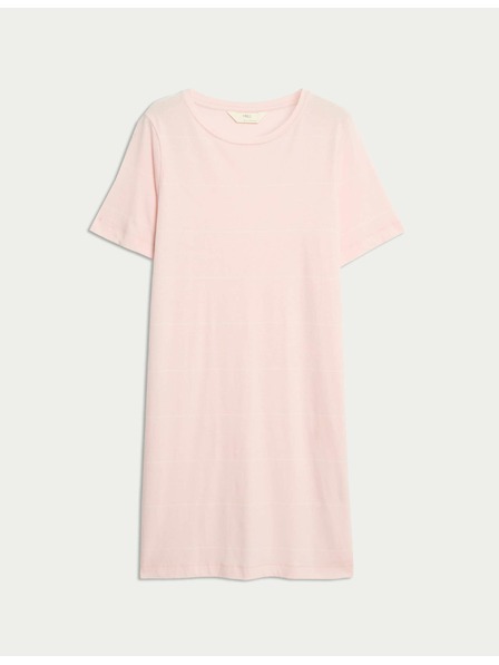 Marks & Spencer Prugasta noćna košulja s tehnologijom Cool Comfort™ Marks & Spencer ružičasta