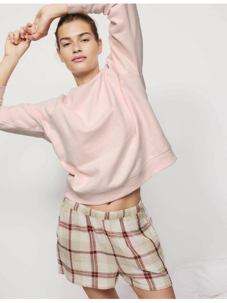 Marks & Spencer Ljetni 2-djelni pidžama komplet od čiste pamučne tkanine Marks & Spencer ružičasta