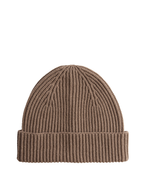 Marks & Spencer Pletena rebrasta kapa Marks & Spencer smeđa