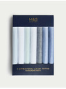 Marks & Spencer Antibakterijske maramice od čiste pamučne tkanine, 7 kom u pakiranju Marks & Spencer plava