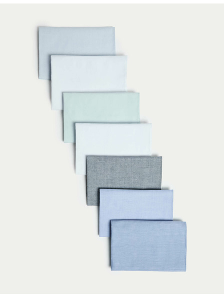 Marks & Spencer Antibakterijske maramice od čiste pamučne tkanine, 7 kom u pakiranju Marks & Spencer plava