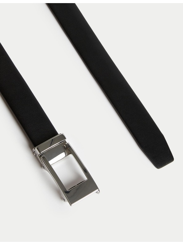 Marks & Spencer Kožni remen s kopčom Marks & Spencer crni