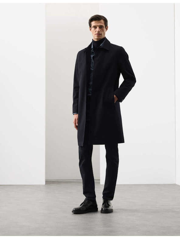 Marks & Spencer Karirana košulja s visokim udjelom pamuka, lagana za glačanje Marks & Spencer plava