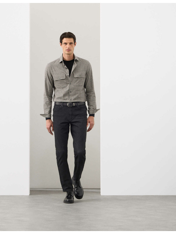 Marks & Spencer Karirana košulja s visokim udjelom pamuka, lagana za glačanje Marks & Spencer bež