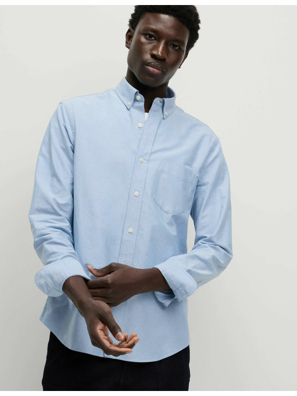 Marks & Spencer Ultimate Marks & Spencer plava oksfordska košulja od čistog pamuka
