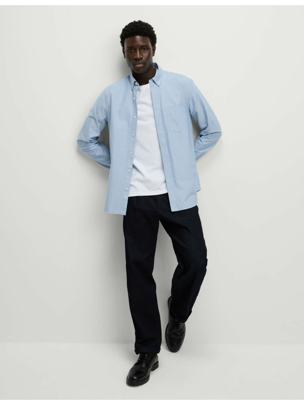 Marks & Spencer Ultimate Marks & Spencer plava oksfordska košulja od čistog pamuka