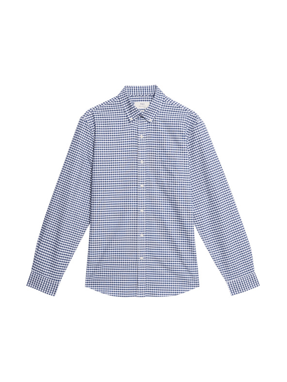 Marks & Spencer KariranaOksfordska košulja The Ultimate od čistog pamuka Marks & Spencer mornarsko plava