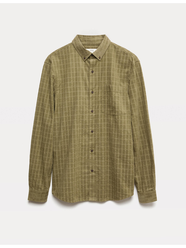 Marks & Spencer Manšestrová košulja Marks & Spencer zelena