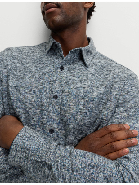 Marks & Spencer Flanelna košulja od čistog pamuka Marks & Spencer plava