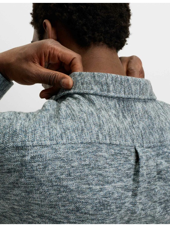 Marks & Spencer Flanelna košulja od čistog pamuka Marks & Spencer plava