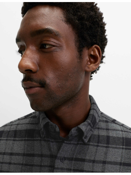 Marks & Spencer Flanelna košulja od čistog pamuka Marks & Spencer siva