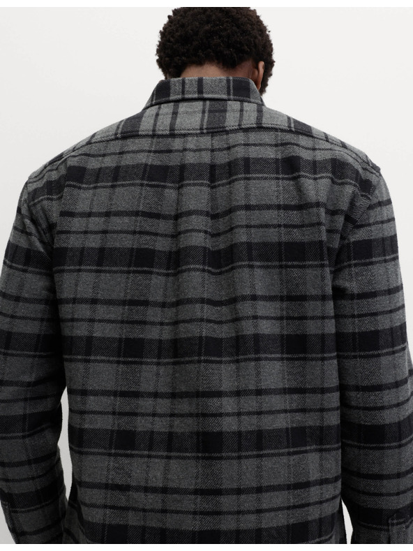 Marks & Spencer Flanelna košulja od čistog pamuka Marks & Spencer siva