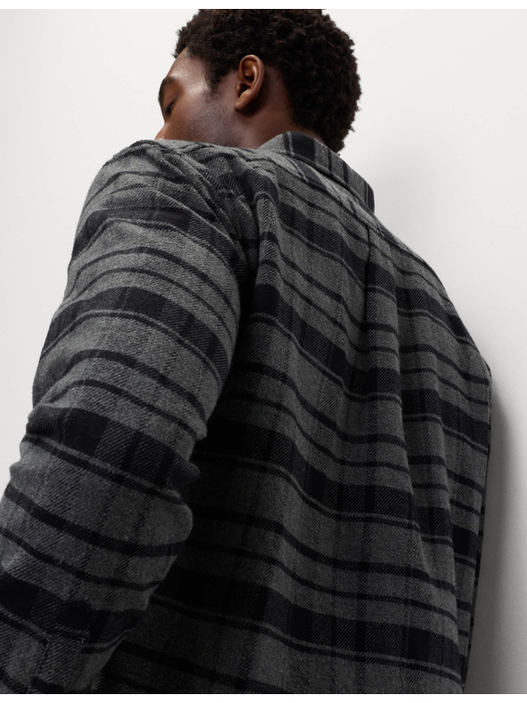 Marks & Spencer Flanelna košulja od čistog pamuka Marks & Spencer siva