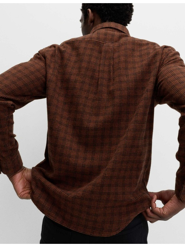 Marks & Spencer Flanelna košulja od čistog pamuka Marks & Spencer smeđa