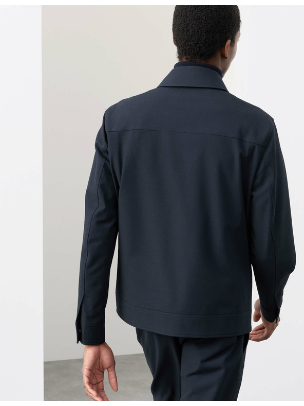 Marks & Spencer Funkcionalna kepra jakna s teksturom Marks & Spencer mornarsko plava