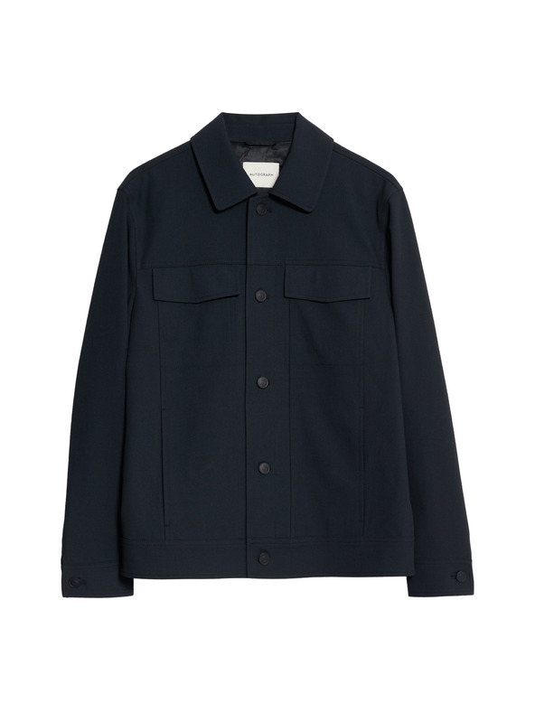 Marks & Spencer Funkcionalna kepra jakna s teksturom Marks & Spencer mornarsko plava