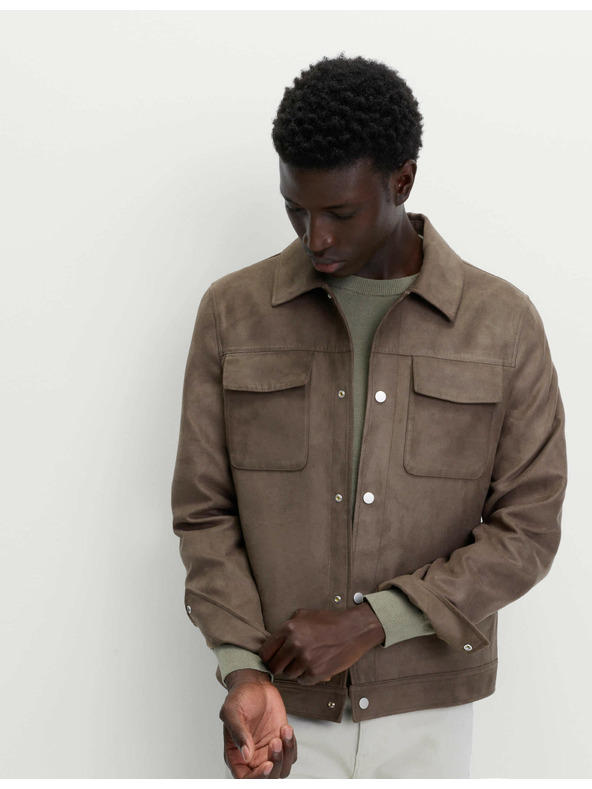 Marks & Spencer Vozačka jakna od umjetne prevrnute kože Marks & Spencer zelena