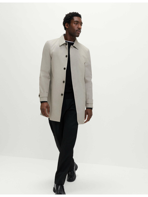 Marks & Spencer Produženi kabanica za kišu od pamučne mješavine Marks & Spencer siva