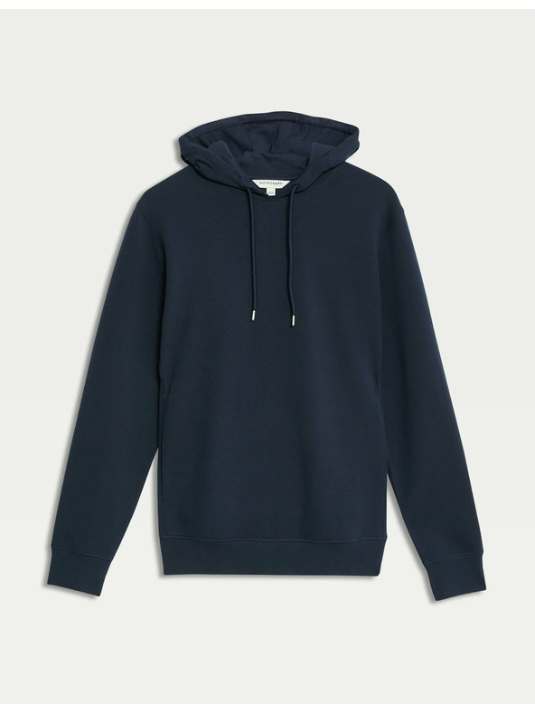 Marks & Spencer Hoodie s visokim udjelom pamuka Marks & Spencer mornarsko plava