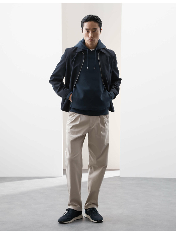 Marks & Spencer Hoodie s visokim udjelom pamuka Marks & Spencer mornarsko plava