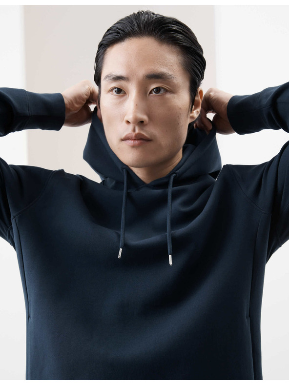 Marks & Spencer Hoodie s visokim udjelom pamuka Marks & Spencer mornarsko plava