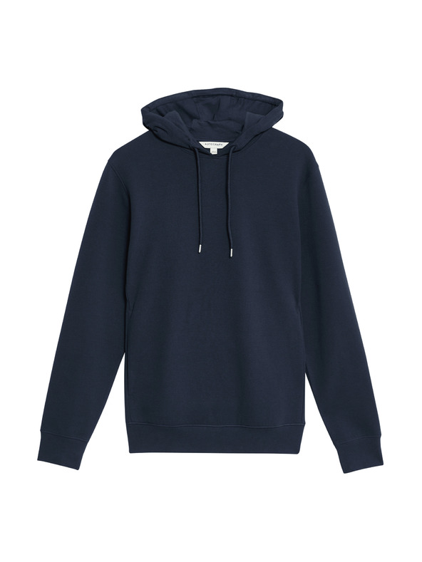Marks & Spencer Hoodie s visokim udjelom pamuka Marks & Spencer mornarsko plava