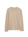 Marks & Spencer Čisto pamučna majica dugih rukava, meka na dodir Marks & Spencer bež