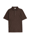 Marks & Spencer Polo majica s geometrijskim printom, od 100% pamuka Marks & Spencer smeđa