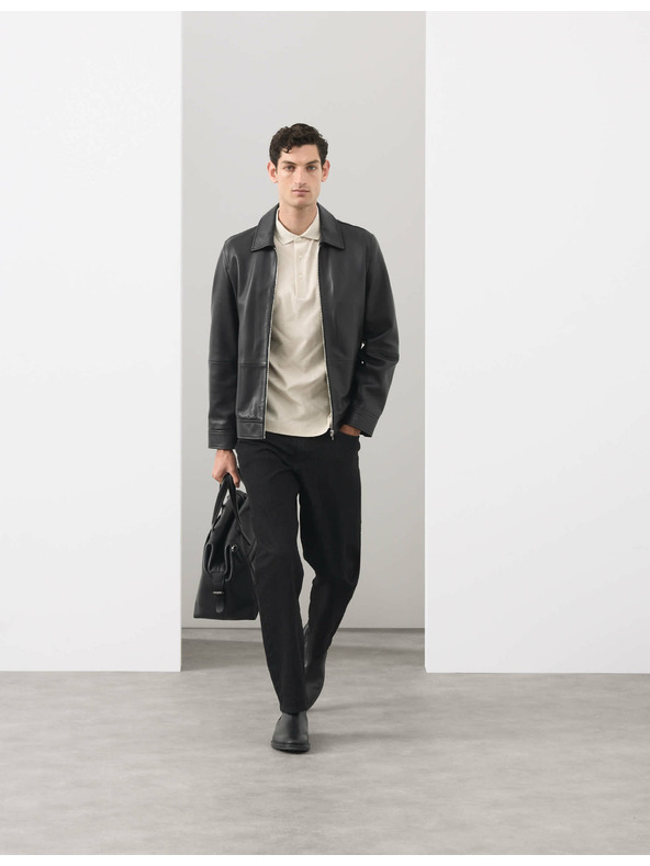 Marks & Spencer Polo majica s geometrijskim printom, od 100% pamuka Marks & Spencer krem