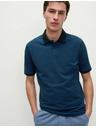 Marks & Spencer Ultimate Marks & Spencer Pique polo majica s naglašenim rubovima plave boje