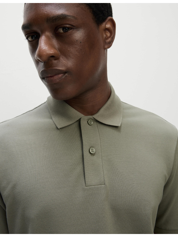 Marks & Spencer Polo majica The Ultimate Pique Marks & Spencer zelena