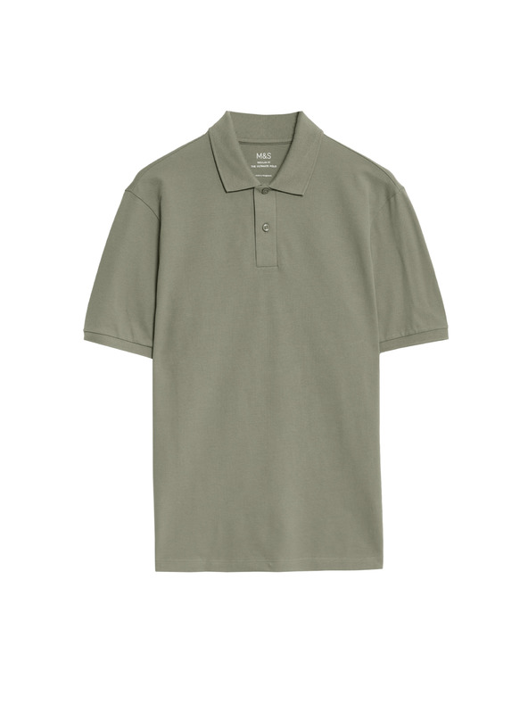 Marks & Spencer Polo majica The Ultimate Pique Marks & Spencer zelena
