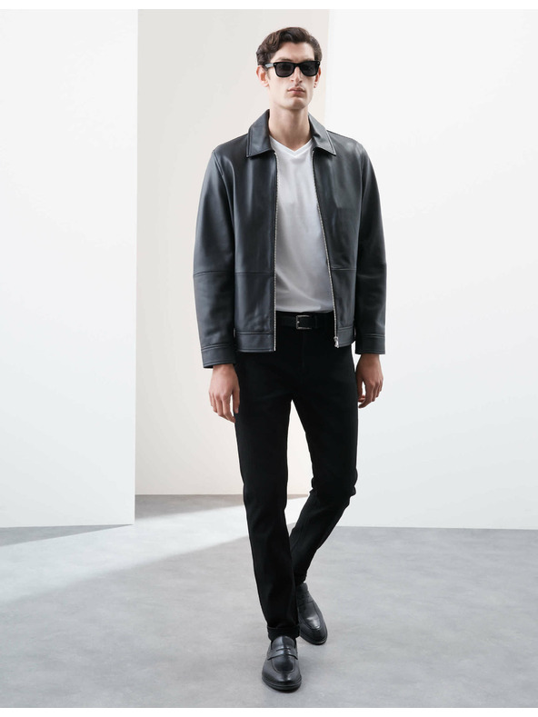 Marks & Spencer Majica s V izrezom od čiste Supima® pamučne tkanine Marks & Spencer bijela