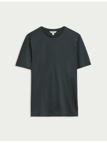 Marks & Spencer Majica od premium pamučne tkanine, uski kroj Marks & Spencer siva