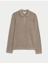 Marks & Spencer Polo Milano Knit s opuštenim patentnim zatvaračem Marks & Spencer smeđa