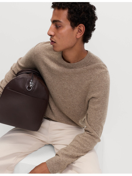 Marks & Spencer Pulover s izrezom uz vrat od ovčje vune Marks & Spencer bež