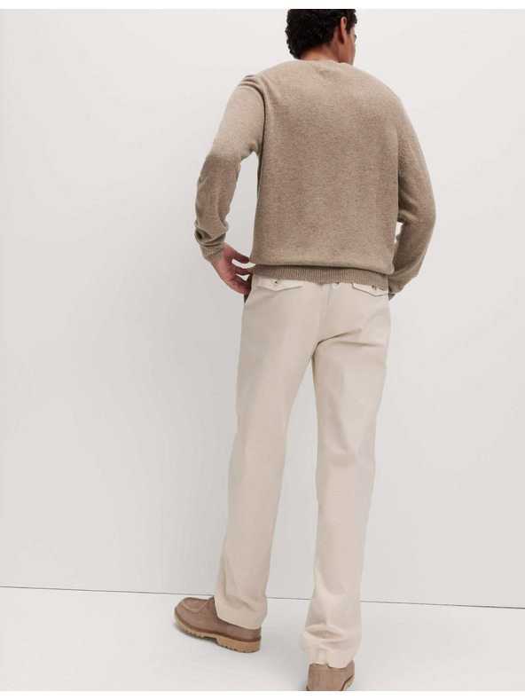 Marks & Spencer Pulover s izrezom uz vrat od ovčje vune Marks & Spencer bež