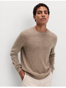 Marks & Spencer Pulover s izrezom uz vrat od ovčje vune Marks & Spencer bež