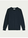 Marks & Spencer Džemper od čistog pamuka, s ovratnikom Marks & Spencer mornarsko plava