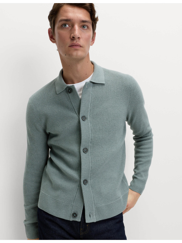 Marks & Spencer Pleteni kaput od pamučne mješavine Marks & Spencer siva