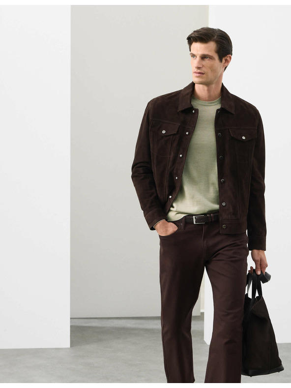 Marks & Spencer Džemper od čiste izuzetno fine merino vune Marks & Spencer bež